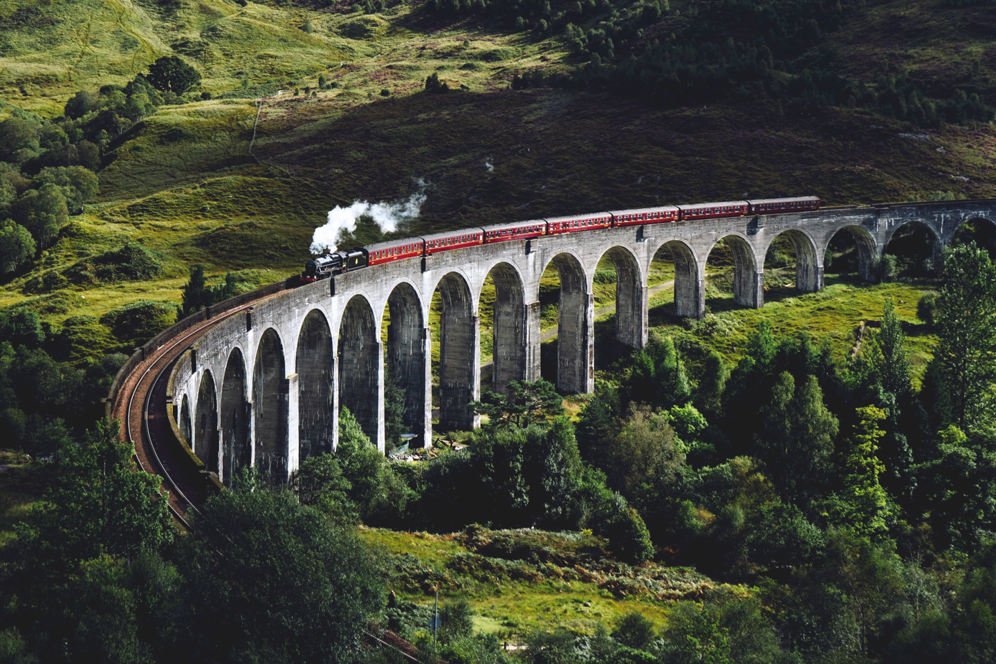 Eight Christmas Movies To Watch With The Family Glenfinnan Viaduct Jack Anstey