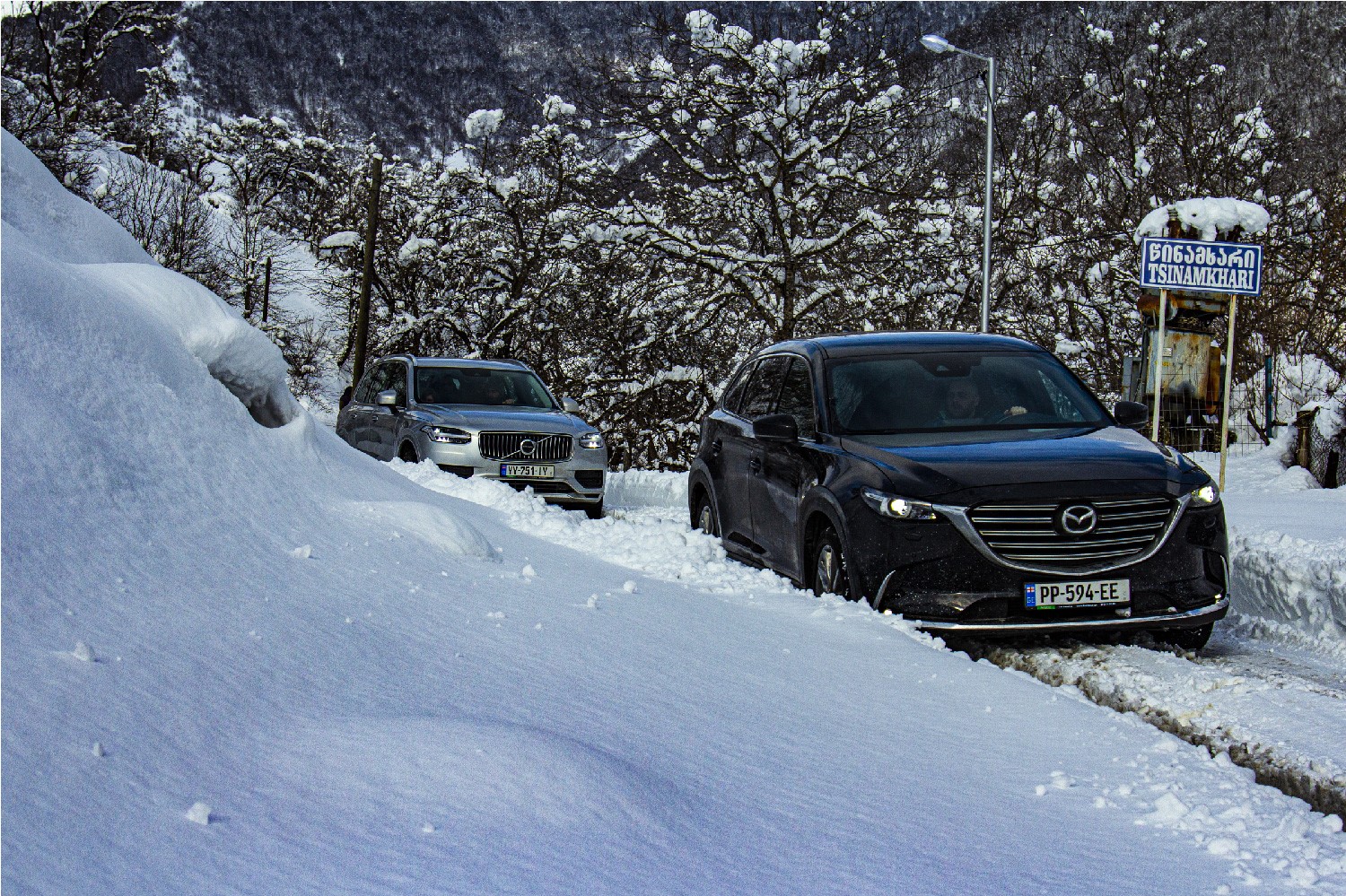 Valley in Snow 